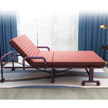 Folding chair sofa bed with comfortable cushions and adjustable folding chair bed with wheels